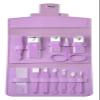 12 Piece Manicure and Pedicure Nail Clipper Set Kit for Women and Men (Purple 11.5 * 10cm) view 1