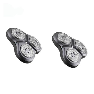 Replacement Shaver Heads Compatible with Xiaomi Mijia S500 S500C S300 Electric Shavers, Blades for Dry and Wet Shaving(2pcs)