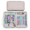 18 Piece Nail Clippers Kit Color Changing Manicure Set Nail Care Tools () view 3