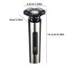 Easy to Use Small Electric Shaver Shaving Tool Small Beard Protable Grooming Tool Perfect for Busy Professionals Electric for Men view 3