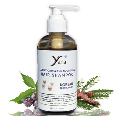 Yana Daily Routine 200ml Anti-Thinning Shampoo and Conditioner for Thinning Hair - DHT Blocker - Color Safe Routine Shampoo for Hair Loss & Healthier Hair - 200ml - Rosemary & Jojoba Oil For Women