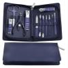 Manicure Kit Nail Clippers 12 Piece Set Manicure Tools (Blue 20 * 15 * 4cm) view 4