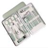 Nail Care Kit Manicure Set with Nail Clippers and Grooming Tools (Green 15.5 * 10.5 * 1.5cm) view 1