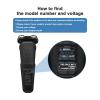 15V 5.4W UK Plug AC Power Universal Electric Shaver ChargerCompatible for PhilipsSeries 3000 5000 7000 9000 MG 7791 3750 7750 S9721 6880 view 2