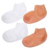 ETHZZLE 2 Pairs Elastic Moisturizing Socks for Cracked Heels Women Spa Foot Care Socks with Lotion for Dry Rough Skin Softening and Hydrating XL view 1
