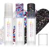 3Pcs Body Glitter Stick,Face Hair Body Glitter Gel,Waterproof Lasting Chunky Sparkling Body Gel Sequins,Festival Rave Accessories Make Up for Halloween Christmas Makeup Party view 1
