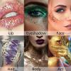 3Pcs Body Glitter Stick,Face Hair Body Glitter Gel,Waterproof Lasting Chunky Sparkling Body Gel Sequins,Festival Rave Accessories Make Up for Halloween Christmas Makeup Party view 2