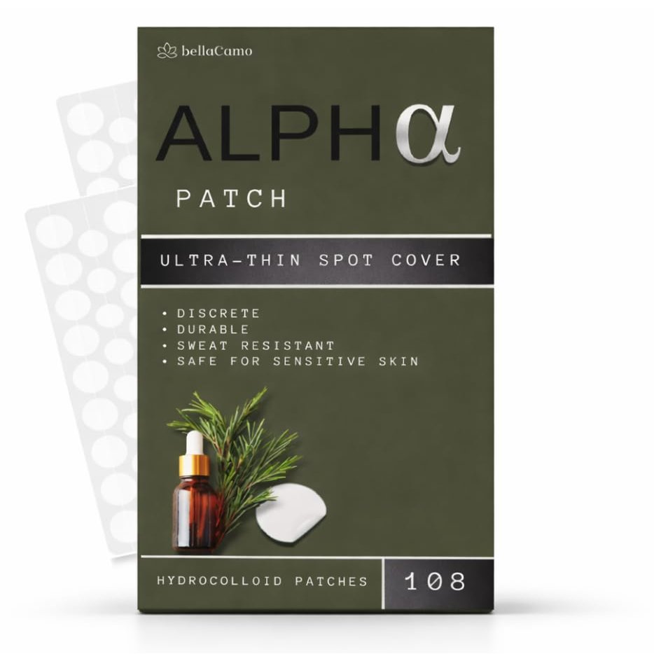 bellaCamo Pimple Patches Hydrocolloid Pimple Patches for Face and Skin, Invisible Acne Patches for Pimples, Whiteheads & Blemishes- Ultra-Thin Spot Covers for Day or Overnight Use- 108 Ct.