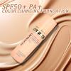Bio Upgraded 4-in-1 Sunscreen Foundation Medium Spectrum by OBOSkincove; Hydrating, Anti-Aging, Concealing,Protecting from Sun with SPF50+; for Gym, Sports, Dancing,Work view 3