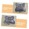 COOLHIYA Ergonomic Bathtub Pillow with Suction Cups Lightweight Neck and Head Spa Cushion for Tub Spa Travel Compact and Breathable Bath Pillow for Comfortable Support view 2