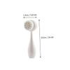 ETHZZLE 3pcs Silicone Facial Cleansing Brush for Pore Deep Cleansing Manual Face Scrubber with Soft Material Portable Dual-Sided Design in White Blue Pink for Skincare and Makeup Removal view 2