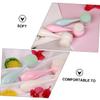 ETHZZLE 3pcs Silicone Facial Cleansing Brush for Pore Deep Cleansing Manual Face Scrubber with Soft Material Portable Dual-Sided Design in White Blue Pink for Skincare and Makeup Removal view 4
