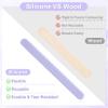 RAQEHO 3 Reusable Silicone Wax Spatula - Non-stick Wax Applicator Stir Sticks for Face Arm Hair Removal Waxing Accessories Removal Products Esthetician Supplies Professional For Home Beauty Salon Use. view 4