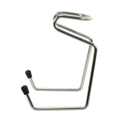 COOLHIYA Alloy Shaving Brush Rack Mini Brush Stand for Safety Razor Storage Bathroom Accessory Space-saving Design