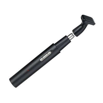 ETHZZLE Electric Nose Hair Trimmer Sideburns and Facial Hair Grooming Kit Rechargeable Black Body Low Noise Detachable Washable Head Precision for Men and Women