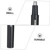 ETHZZLE Electric Nose Hair Trimmer Sideburns and Facial Hair Grooming Kit Rechargeable Black Body Low Noise Detachable Washable Head Precision for Men and Women view 2