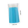 ETHZZLE 100pcs Disposable Lipstick Brush Lip Gloss Applicator Tools Blue Plastic Lip Brush for Travel Professional Makeup Use Safe Material Easy to Clean view 2