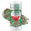 Christmas Body Glitter Stick, Waterproof Halloween Face Glitter Gel, Chunky Glitter Face Paint, Green Red White Sequin Hair Glitter Makeup for Women and Kid (Green Red White) view 1
