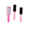 COOLHIYA 3pcs Pedicure Tool Double-Sided Stainless Steel Foot File and Pink Sandpaper Grinding Boards for Women Callus Removal Exfoliating Hard Skin Foot Care at Home and Professional Use view 1