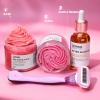 2025 Women's Complete Shaving Kit with Razor & Holder - 5 Piece Strawberry Vanilla Set Include Pre-Shave Scrub, Cream, Aftershave Oil - Luxury Gifts Set for Her, Wife, Mom (Valentines Day, Christmas) view 2
