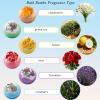 BomCot Bath Bomb Gift Set 6 Pack Natural Plant Aromatherapy Essential Oil Steam Bath Ball Relaxing Moisturizing Bath Ball Christmas Holiday SPA Gift 100g view 2