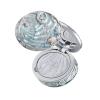 Flower Knows Shell's Jewel Collection Baked Powder,Makeup & Setting Pressed Powder Compact with Mirror and Puff,Smooth Translucent Oil-Control Pore Blurring,0.32 Oz(01 Cloudy Blue) view 1