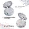 Flower Knows Shell's Jewel Collection Baked Powder,Makeup & Setting Pressed Powder Compact with Mirror and Puff,Smooth Translucent Oil-Control Pore Blurring,0.32 Oz(01 Cloudy Blue) view 3