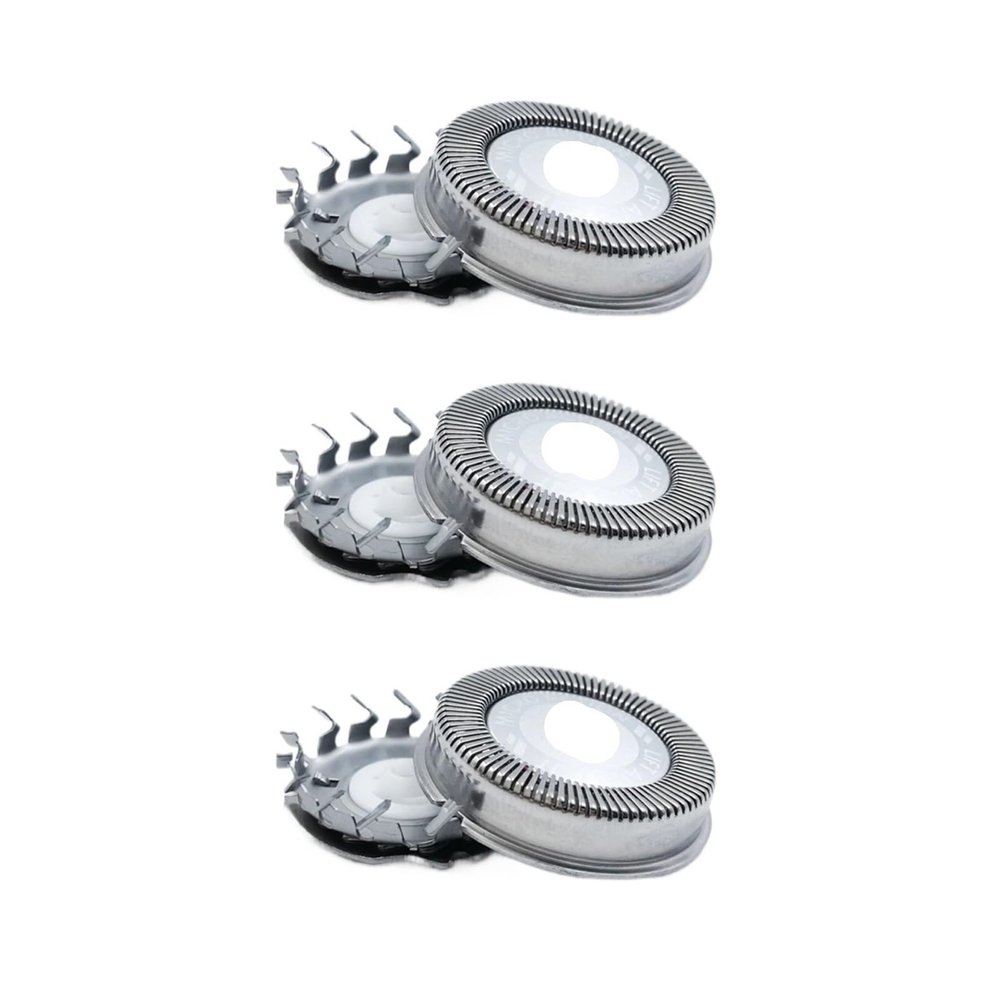 3X Shaver Heads Foil Blade Cutters FitsCompatible For PhilipsCompatible For Philishaveshaving Razor HQ2 20 HQ20 HQ22 HQ26 HQ262 HQ220 HQ222 HQ240 HQ2405