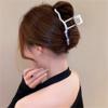 DFWZMQTG Star colored diamonds metal frosted hair clips female back of the plate large shark clip scrunchy view 3