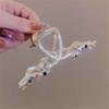 DFWZMQTG Star colored diamonds metal frosted hair clips female back of the plate large shark clip scrunchy view 4
