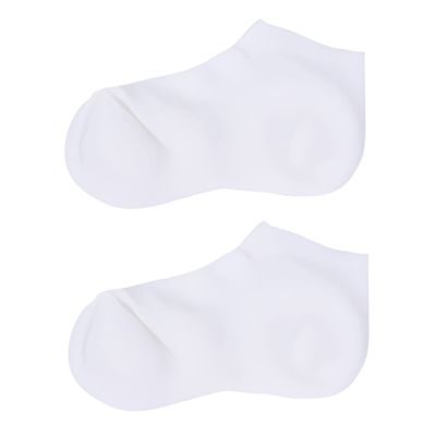 COOLHIYA Moisturizing Treatment Socks Unisex Foot Exfoliator Sock for Dry Cracked Heels Elastic Foot Care Protection White