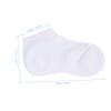 COOLHIYA Moisturizing Treatment Socks Unisex Foot Exfoliator Sock for Dry Cracked Heels Elastic Foot Care Protection White view 2