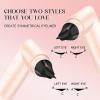 2 Pack Winged Eyesliner Stamps, Foldable Double Ended Eyesliner Stencil for Beginners, Waterproof & Smudgeproof Cat Eyes Stamp Eye liner for Womens Quick Makeup view 2
