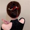 DFWZMQTG Ancient plum blossom twisted clip word female back of the plate hair grab hairpin view 1