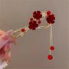 DFWZMQTG Ancient plum blossom twisted clip word female back of the plate hair grab hairpin view 2