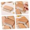 COOLHIYA 3pcs Portable Fingernail Brushes Stiff Bristle Nail Scrubber for Cleaning Under Nails and Crevices Lightweight Cleaning Tools for Hands Toes Garden and Travel Use view 4