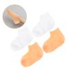ETHZZLE 2 Pairs Moisturizing Foot Exfoliating Socks for Dry Cracked Heels Elastic Lotion Spa Socks for Women for Home Pedicure Care and Intensive Hydration Treatment view 4
