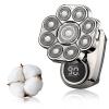 Head Shaver  9D Floating Bald Head Razor for Men, IPX7 Waterproof Wet & Dry Shaving, Rechargeable Cordless Electric Shaver with Intelligent LED Display, Silver(Silver) view 1