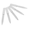 COOLHIYA 5pcs Stainless Steel Nail File for Manicure and Pedicure Welded Double-Sided Portable Nail Files for Fingernail and Toenail Shaping for Travel and Home Use view 1