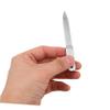 COOLHIYA 5pcs Stainless Steel Nail File for Manicure and Pedicure Welded Double-Sided Portable Nail Files for Fingernail and Toenail Shaping for Travel and Home Use view 4