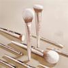 10pcs Long Rods Wooden Handle Makeup Brush Set Foundation Concealer Loose Powder Eyeshadow Blush Brushes view 4