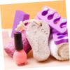 LALADEFIEE 10pcs Mixed Color Pumice Stone Foot Callus Remover Hard Skin Scrubber Ergonomic Pedicure Tool Lightweight Portable for Foot Care and Massage view 2