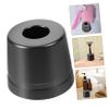 LALADEFIEE Aluminum Alloy Manual Shaving Razor Stand Double-sided Holder Space-saving Metal Base for Men Grooming Bathroom Storage Organizer view 4