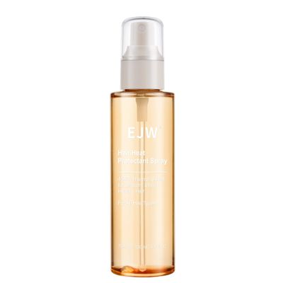 EJW Heat Protectant Spray for Hair - 450F Thermal Protection to Smooth Frizz, Prevent Breakage & Add Shine - Rose-Scented Leave-In for All Hair Types & Color Safe (4.4 Fl Oz)