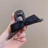 DFWZMQTG Black hair clips female back of the plate grab clip ponytail large shark hairpin view 3