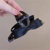 DFWZMQTG Black hair clips female back of the plate grab clip ponytail large shark hairpin view 4