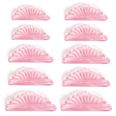 20 Pcs Lashlift Pads Shields Self Sticky Lash Lift Rods C-Curl Pad Soft Eyelash Perm Rod Air Bubble Silicone-Light Weight Guard No glue Reusable Eyelash Perming for Eyelashes Lifting Pink