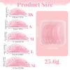 20 Pcs Lashlift Pads Shields Self Sticky Lash Lift Rods C-Curl Pad Soft Eyelash Perm Rod Air Bubble Silicone-Light Weight Guard No glue Reusable Eyelash Perming for Eyelashes Lifting Pink view 2