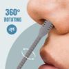 gihaa 2-in-1 Nasal Hair Cutter, 2025 Upgrade Double Sided Nose Knife, 360 Nostril Hair Remover Tool, Trimmer for Men, Women, Soft Cleaning Brush (9Pcs) view 3