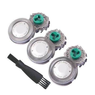 3pcs HQ64 Replacement Shaver HeadCompatible For PhilipsCompatible For NorelcoAT750 AT890 PT860 PT860 PT866 AT798 PT721 PT722 PT720 PT725 Razor Blade